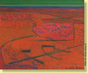 Vue du désert - 1948 - Peinture, Acrylique/toile