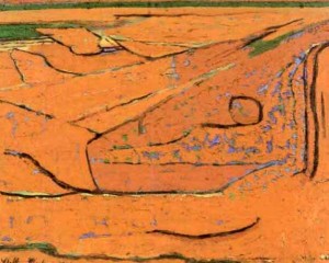 Voyage au pays éternel - 1949 - Peinture, Huile/toile